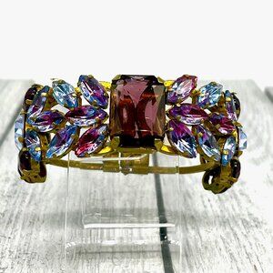 125. Stunning Designer ReviveAmor Rhinestone Clamper Bracelet